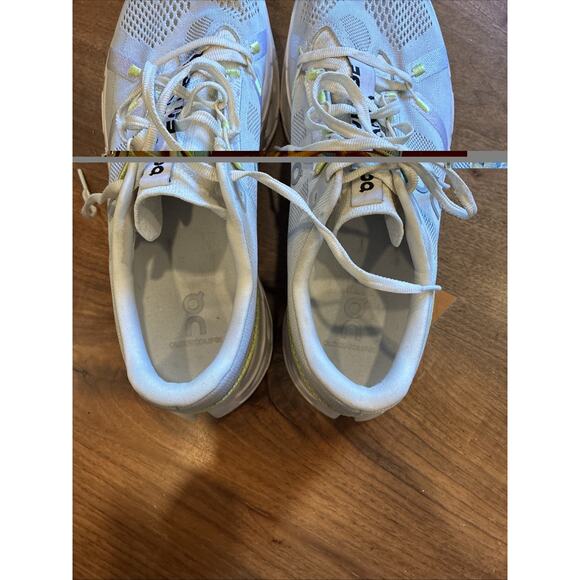 Men\'s‎ On Running Brand White/Sand Yellow Cloud Cloudeclipse OC 2024 Shoes 11.5 main image 4